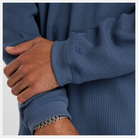 New Balance Numeric Waffle Knit Long Sleeve Henley - People Skate and Snowboard