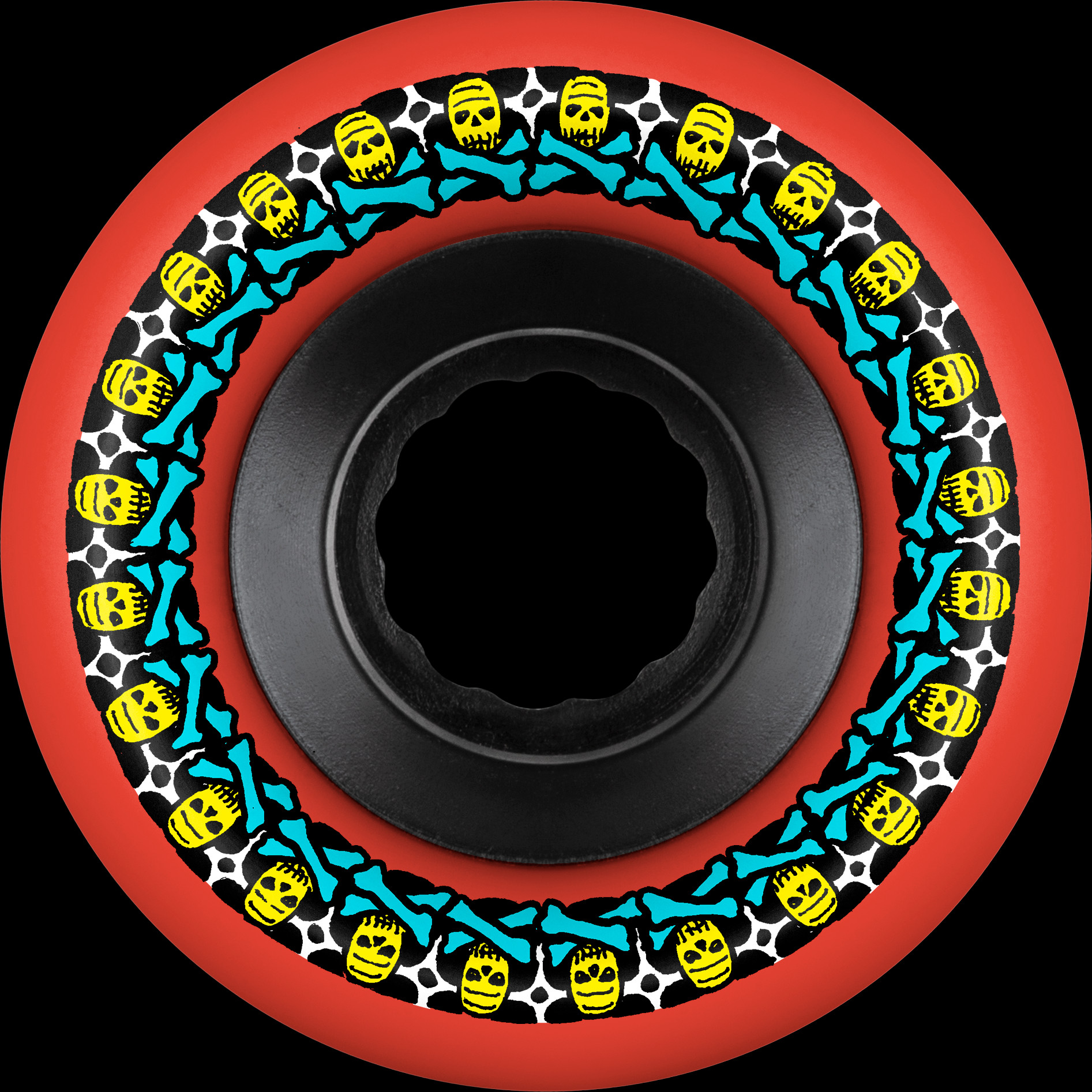 Bones ATF Rough Rider Skull & Bones Cruiser Skateboard Wheels 56mm - People Skate and Snowboard