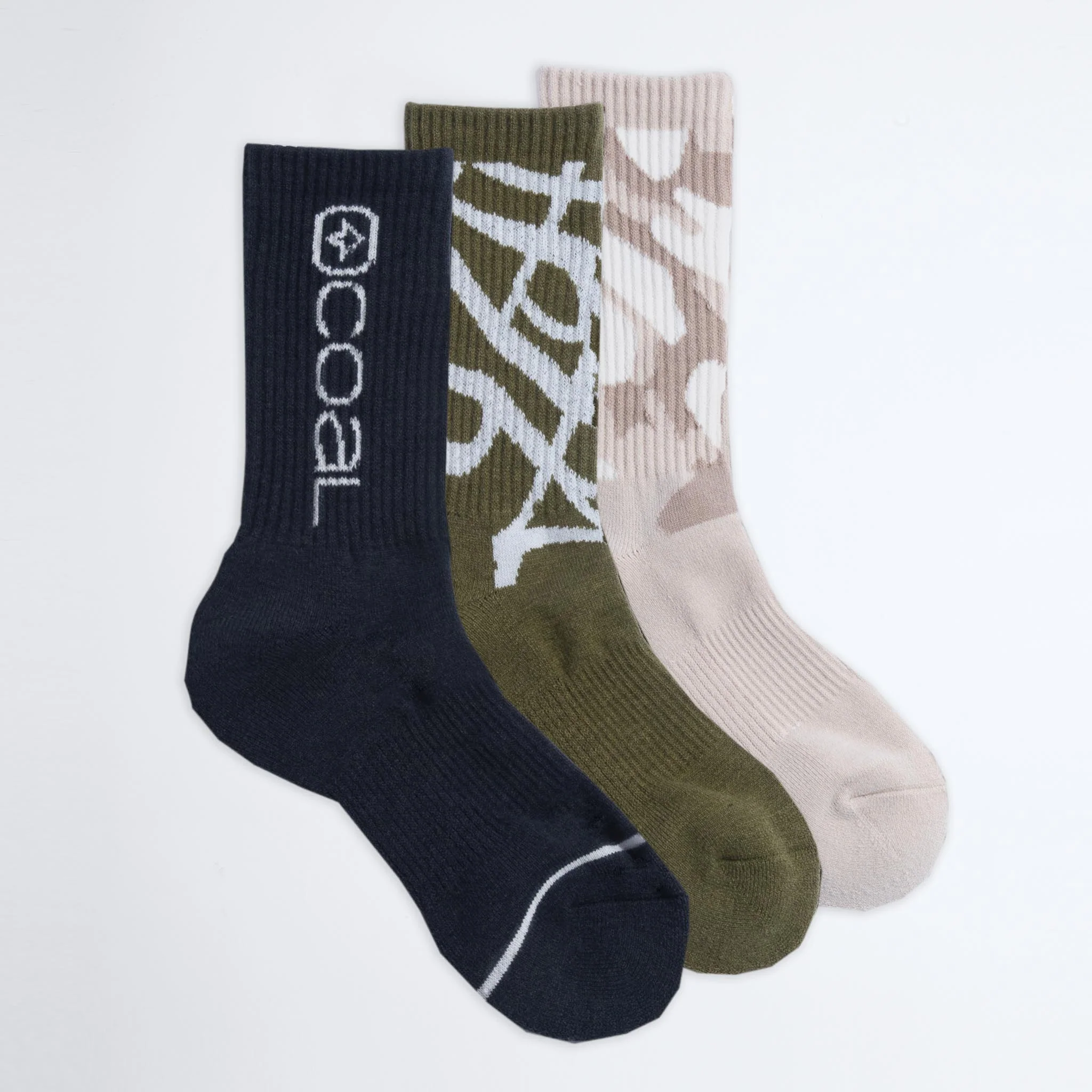 Coal The Everyday Crew Sock Three Pack - People Skate and Snowboard