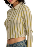 RVCA Womens Willow Long Sleeve Crop Top - People Skate and Snowboard