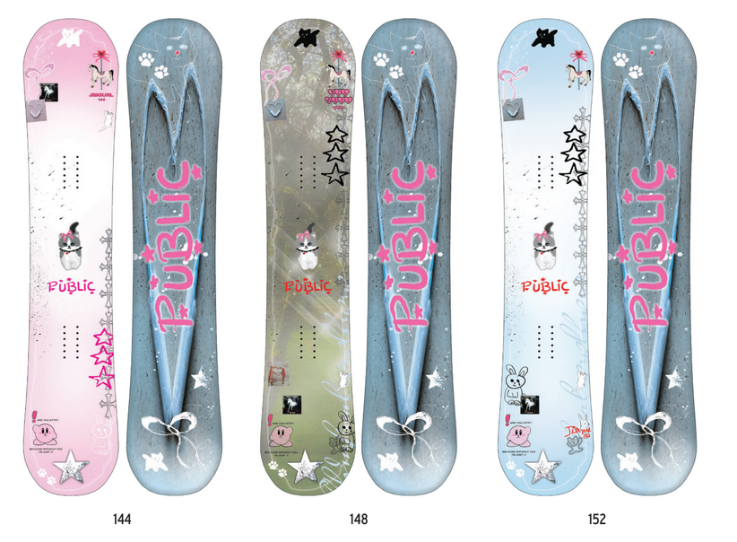 Public Jibgurl Women's Snowboard 2026 - People Skate and Snowboard