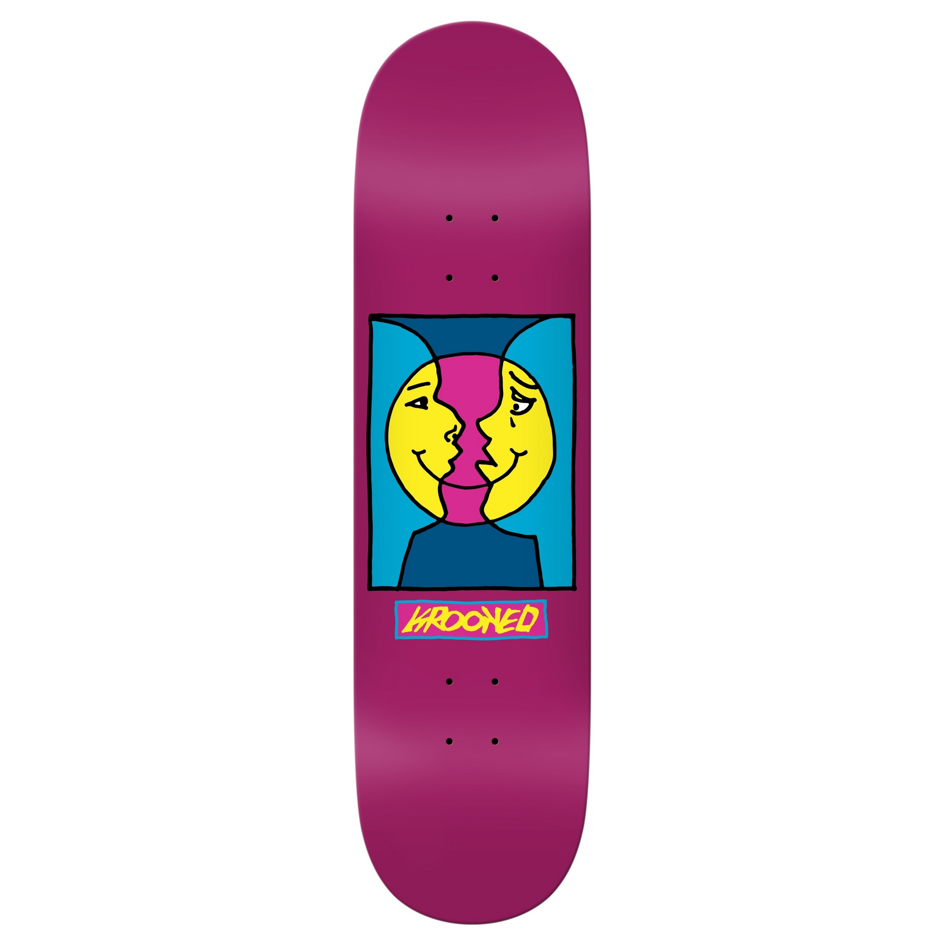 Krooked Moonsmile Magenta Deck 8.06 – People Skate and Snowboard