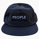 People Quad Logo Nylon Snapback Hat - People Skate and Snowboard