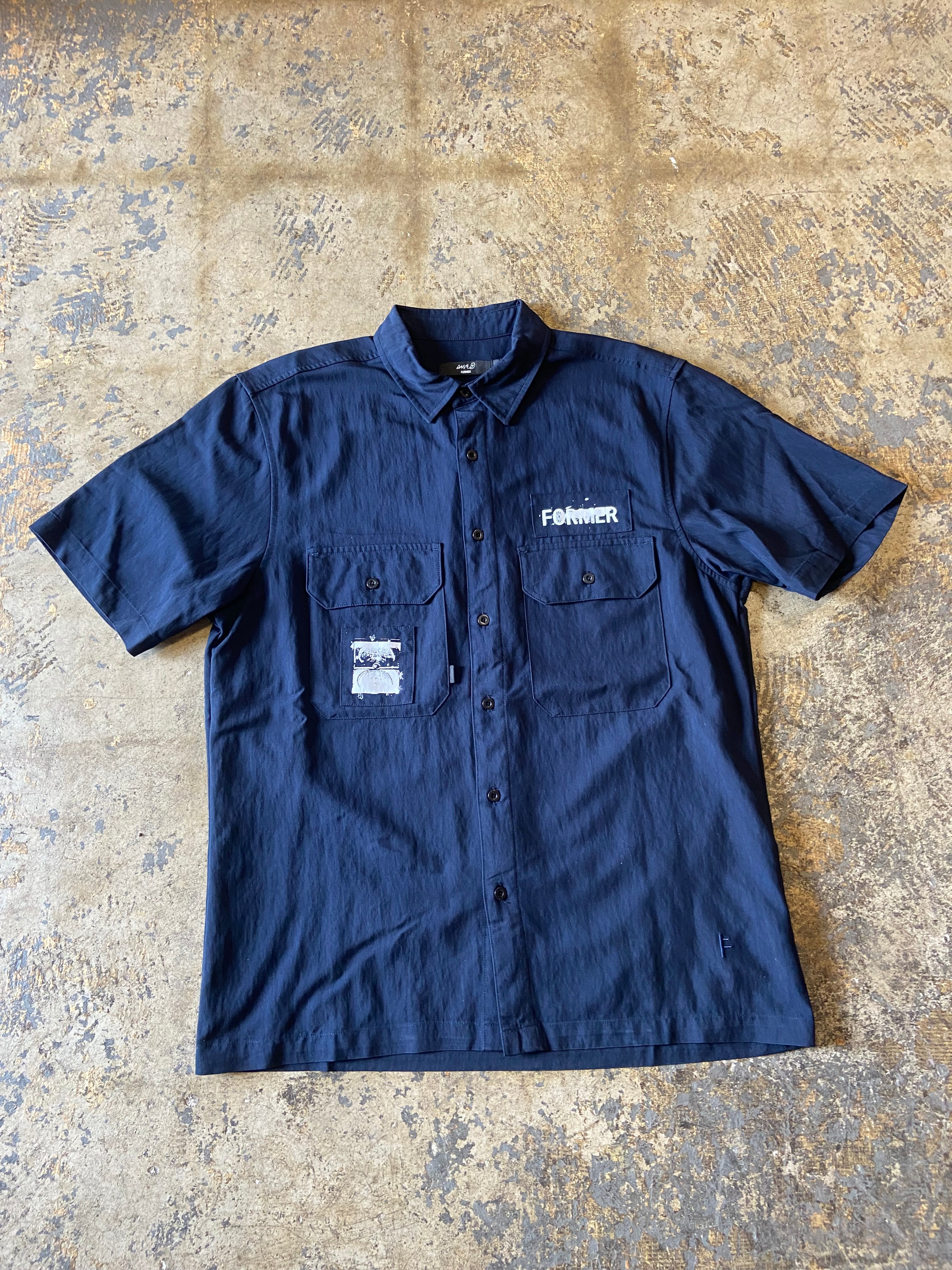 Former Scratched Short Sleeve Work Shirt - People Skate and Snowboard