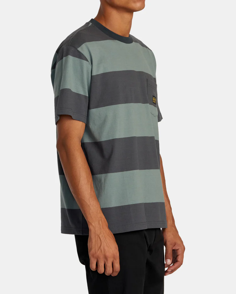 RVCA Dayshift Stripe Tee - People Skate and Snowboard