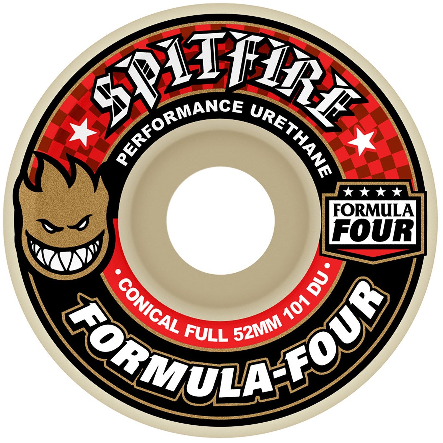 Spitfire Formula Four Conical Full Wheels 101D - People Skate and Snowboard