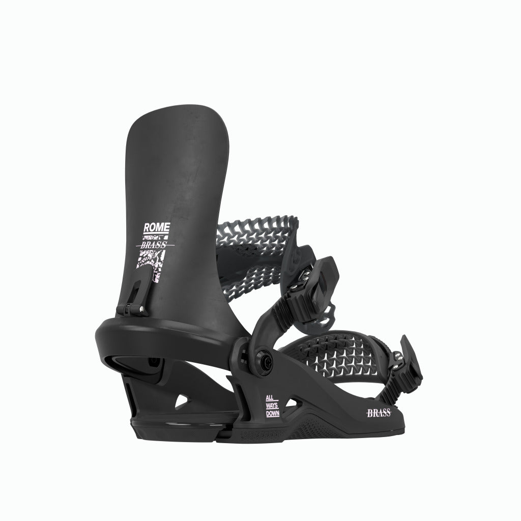 Rome Womens Brass HW Snowboard Bindings 2026 - People Skate and Snowboard