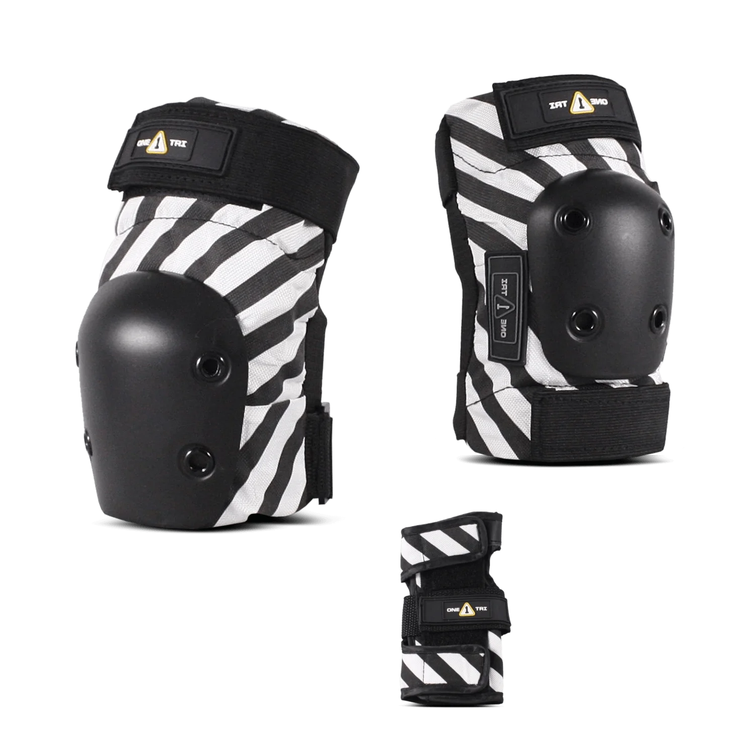 1 Tri Jr. Pad 3 Pack Set Wrist Elbow Knee Pads Youth Size - People Skate and Snowboard