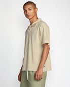 RVCA Leaf Lines Short Sleeve Polo - People Skate and Snowboard