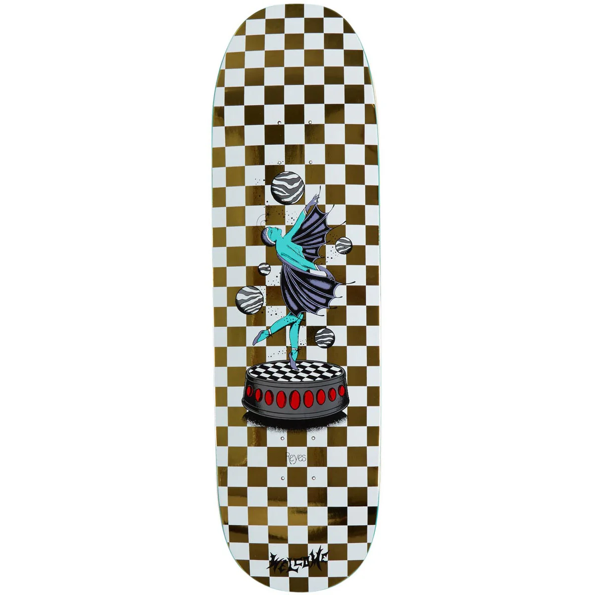 Welcome Ryan Reyes Dancer On Baculus 2.0 Skate Deck 9.0" - People Skate and Snowboard