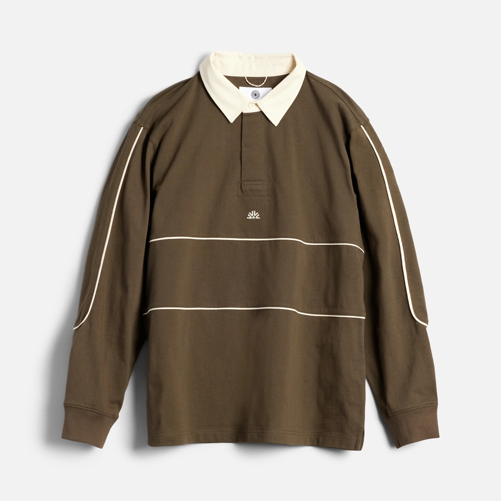 Autumn Piping Rugby Polo Shirt - People Skate and Snowboard