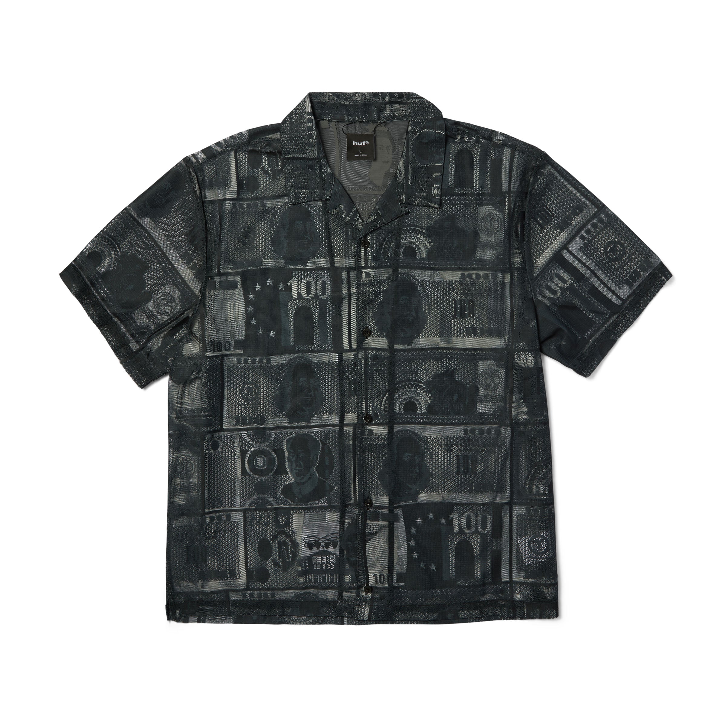Huf Global Currency Lace Shirt - People Skate and Snowboard