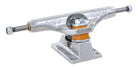 Independent Stage 11 TFunk Pro Standard Trucks 159, silver skateboard trucks viewed from the side