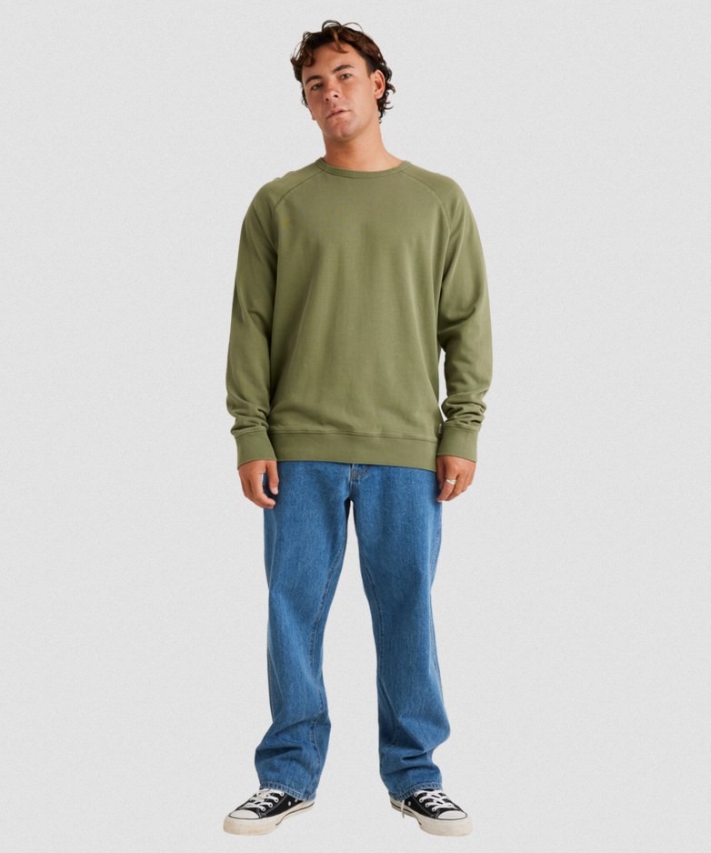 RVCA Vacancy Crewneck Sweatshirt - People Skate and Snowboard