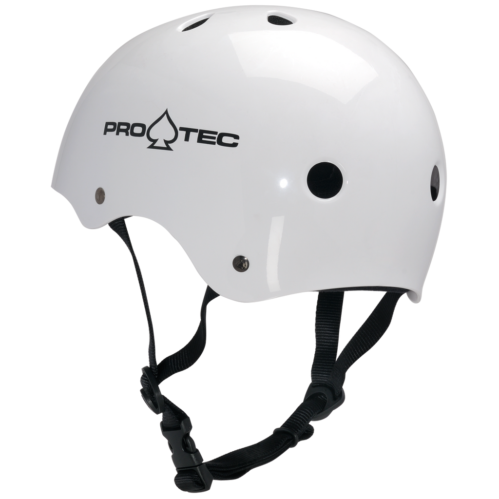 Pro Tec Classic Helmet Gloss White - People Skate and Snowboard