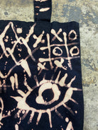 Altered Mood Hand Bleached Tote Bag - People Skate and Snowboard