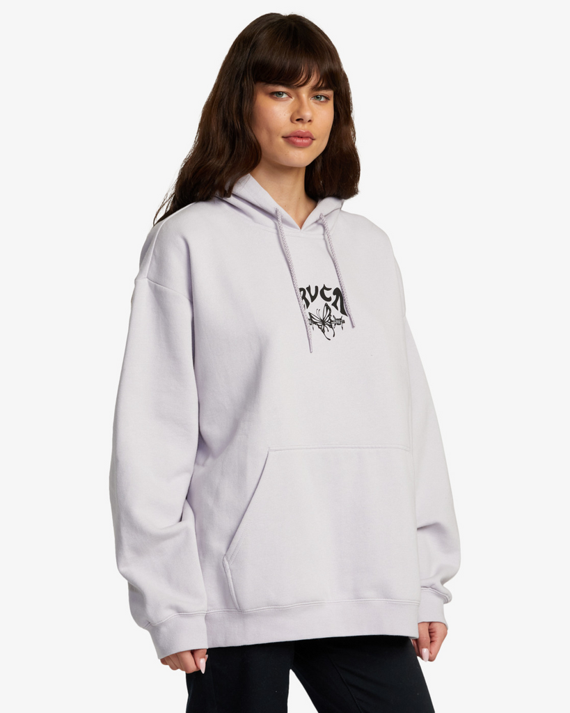 RVCA Womens Baggie BF Hoodie - People Skate and Snowboard