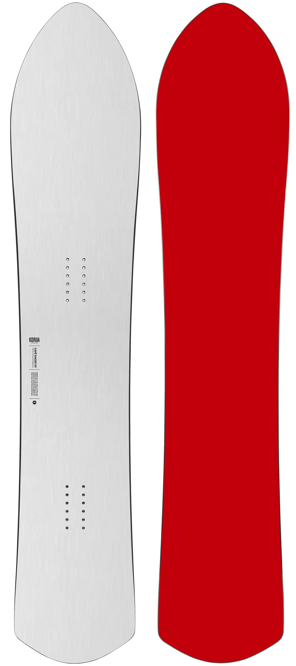 Korua Shapes Cafe Racer Brushed Snowboard - People Skate and Snowboard