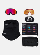Anon M6 Cylindrical Goggles + Bonus Lens + MFI Face Mask - People Skate and Snowboard