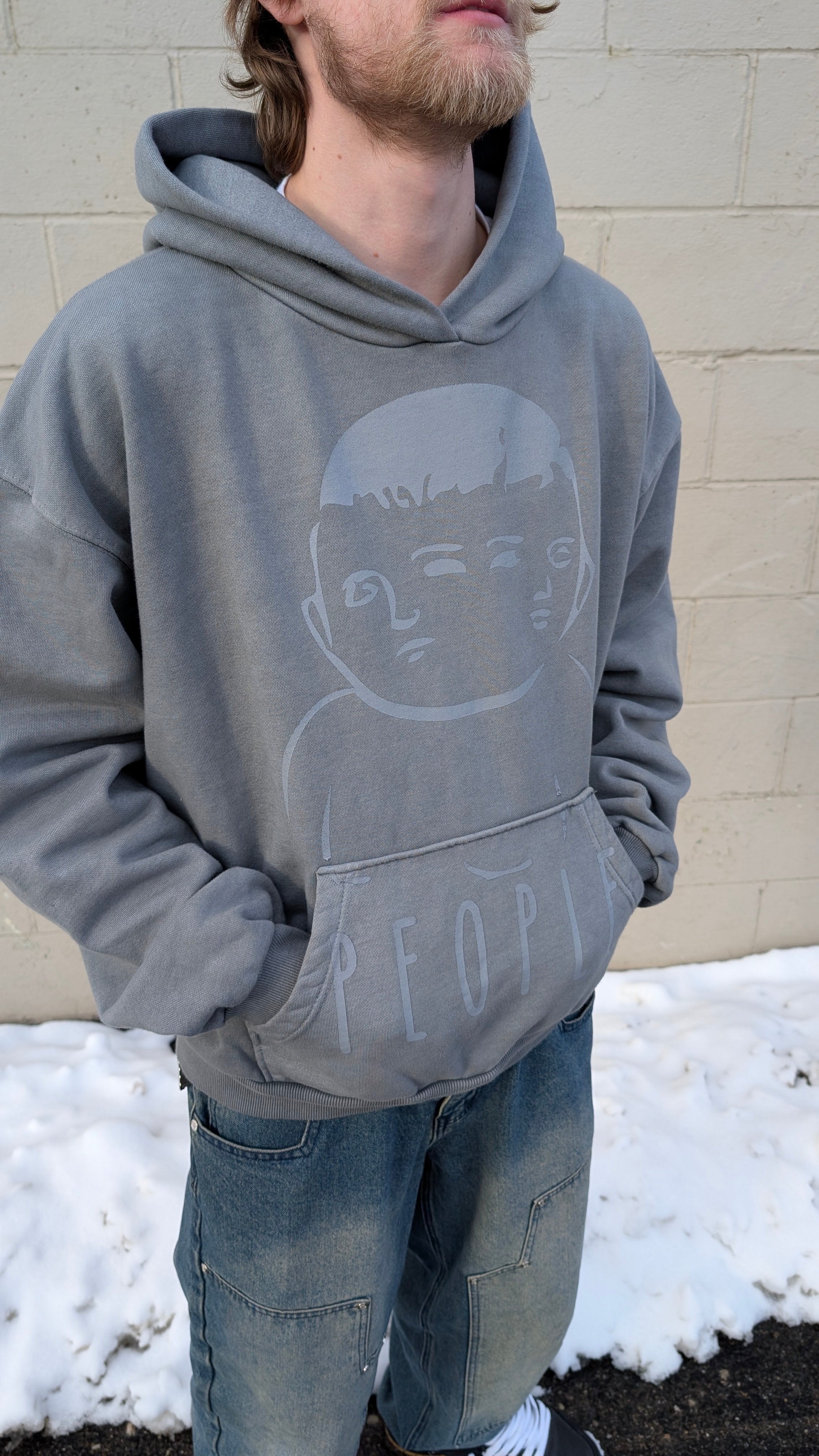 People Two Face Hoodie - People Skate and Snowboard