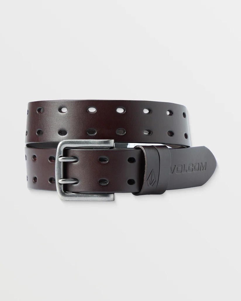 Volcom Two Spike Leather Belt - People Skate and Snowboard