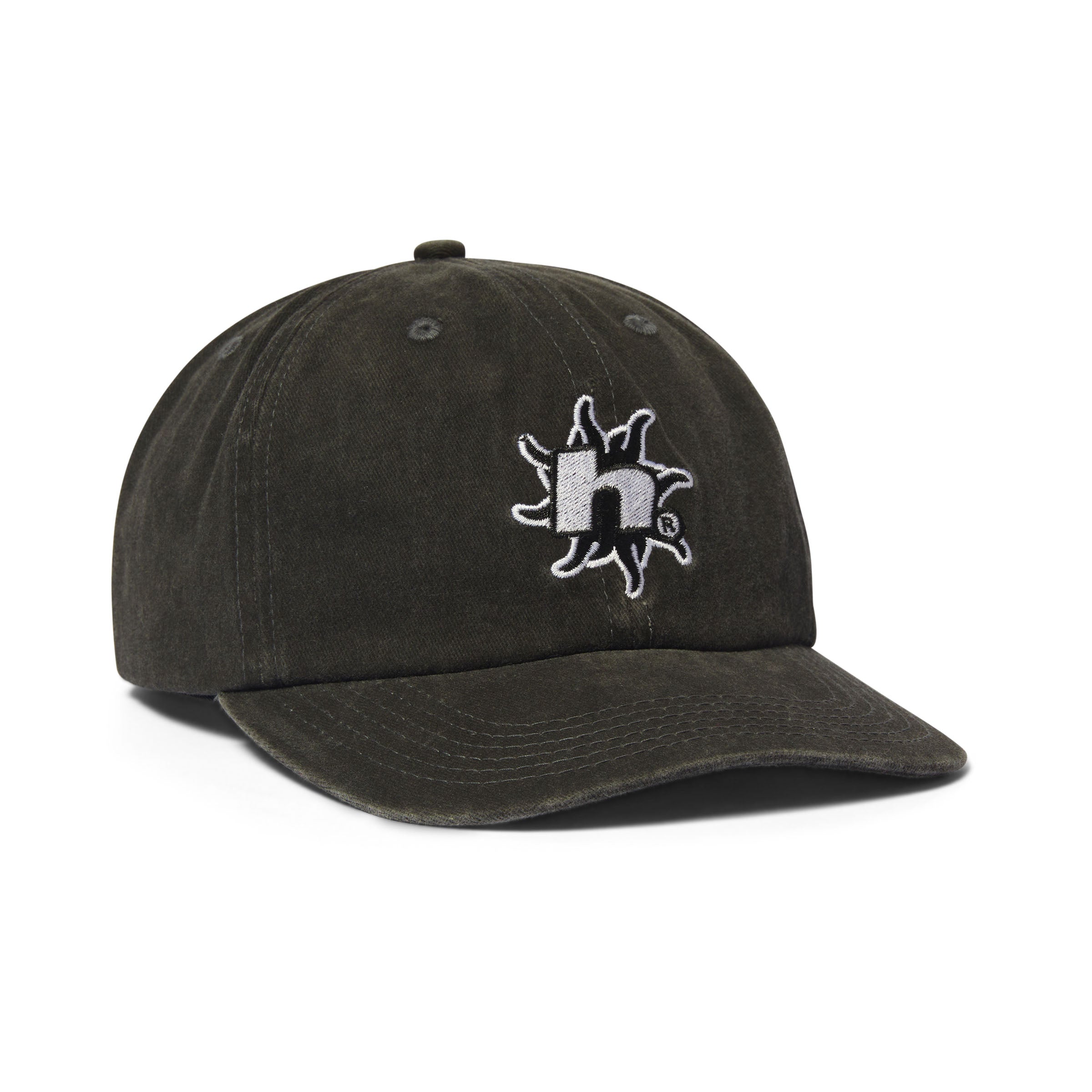 HUF SOL Denim 6 Panel CV Washed Hat - People Skate and Snowboard