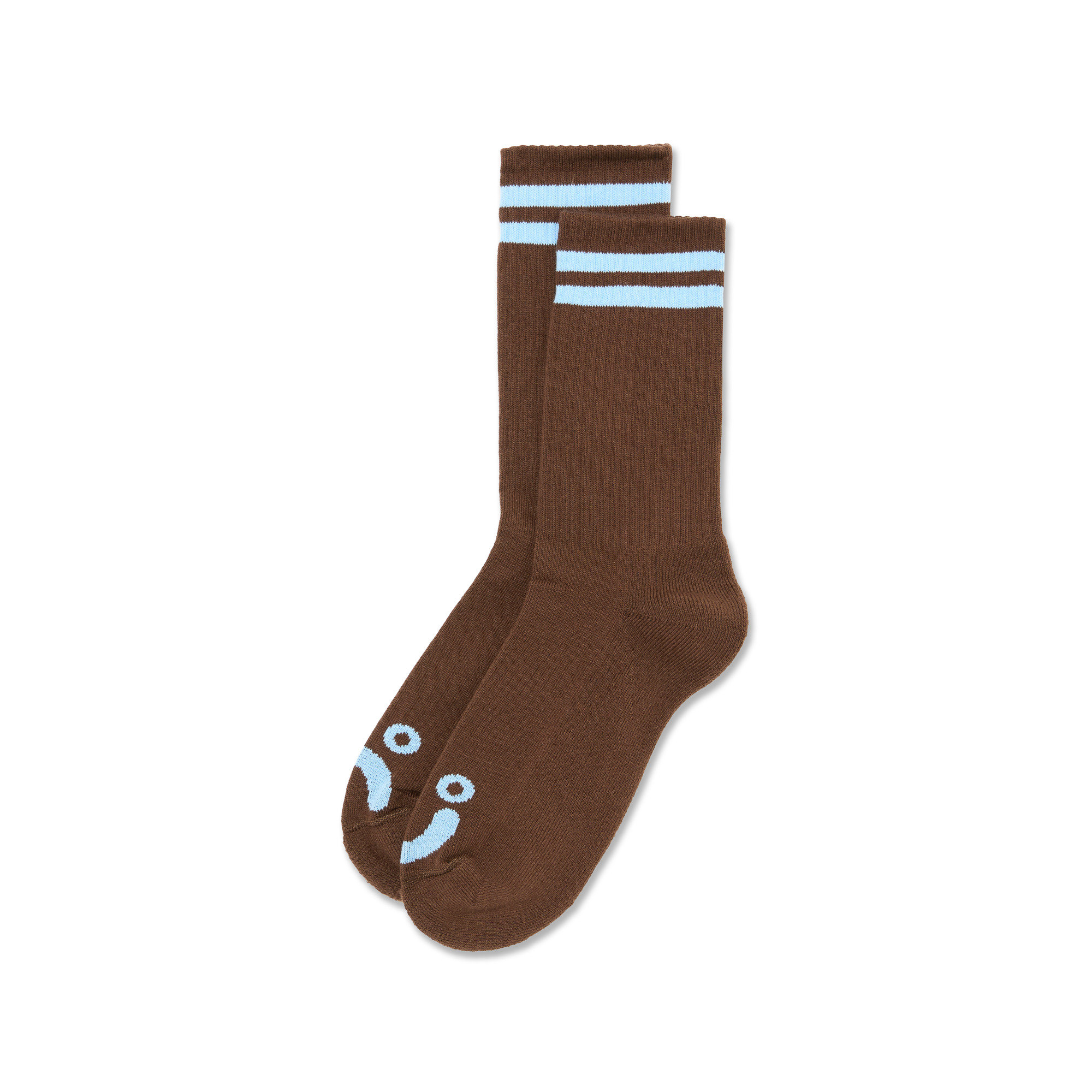 Polar Skate Co. Happy Sad Rib Socks - People Skate and Snowboard