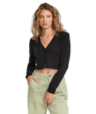 RVCA Womens School Dance Cardigan - People Skate and Snowboard