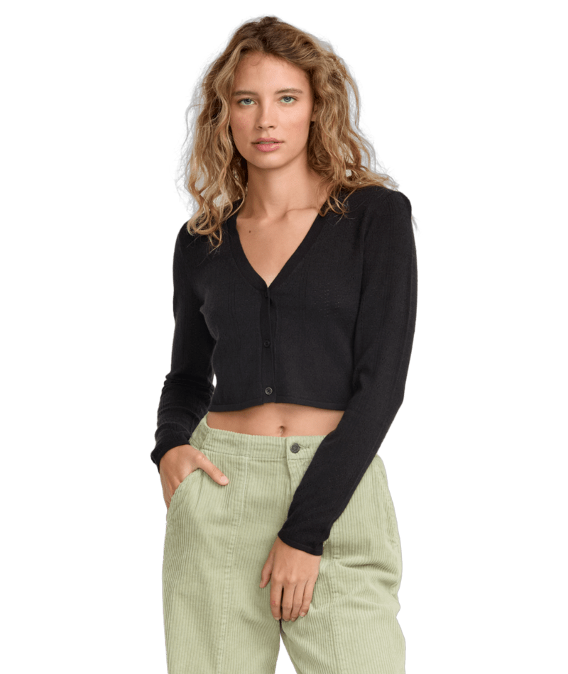 RVCA Womens School Dance Cardigan - People Skate and Snowboard