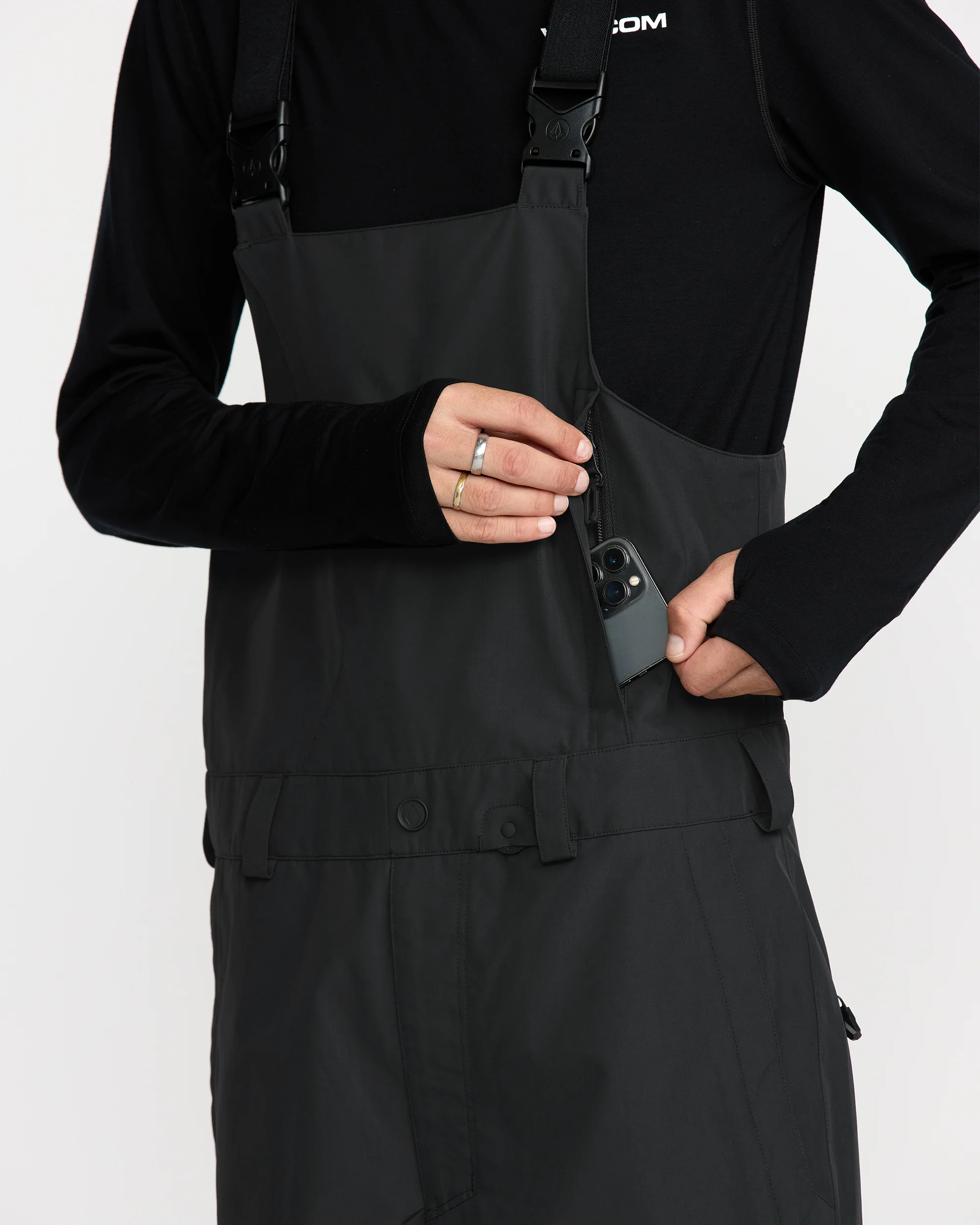 Volcom V.Co Tech Sparta Shell Bib Overall Snow Pants - People Skate and Snowboard