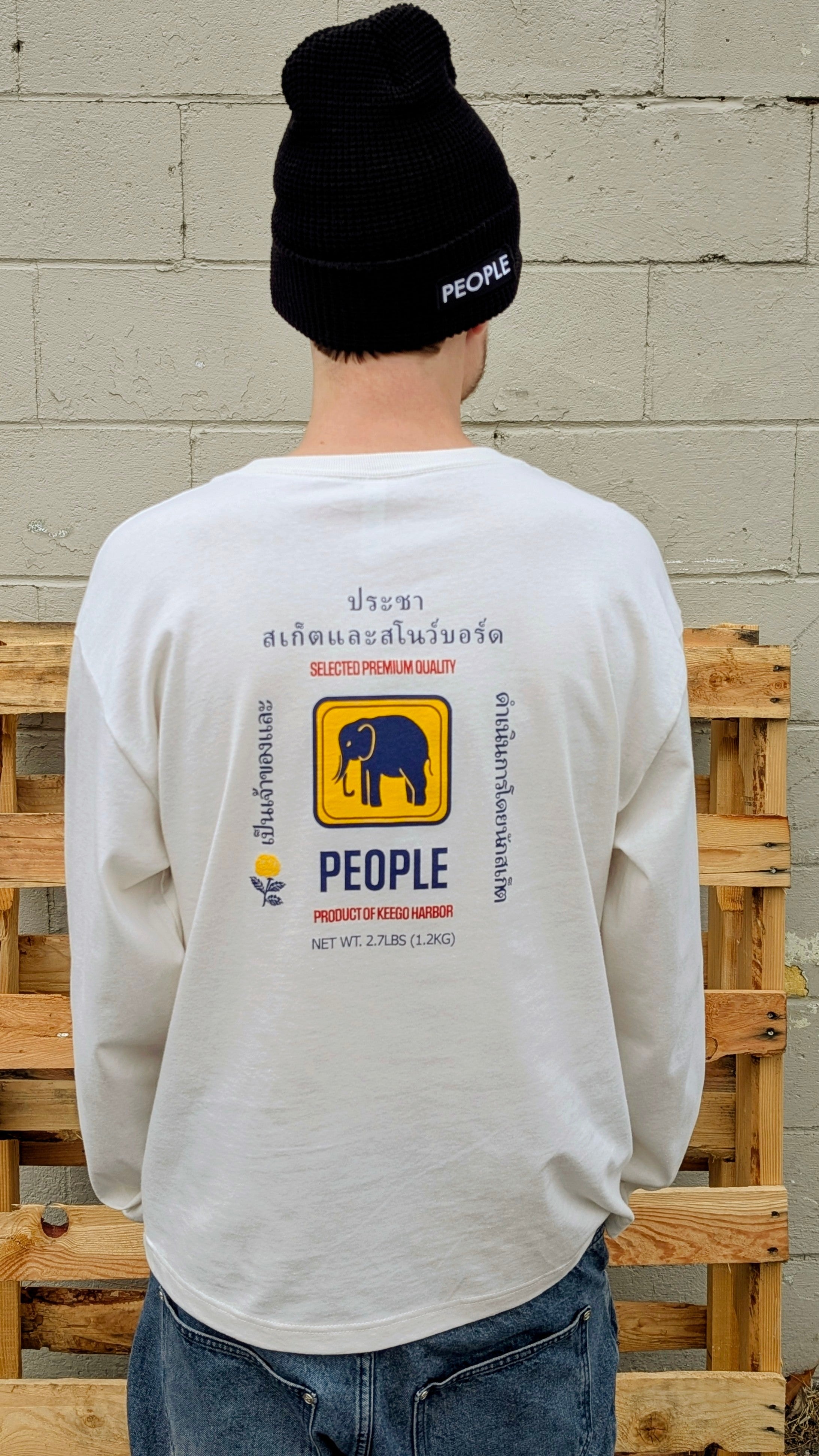 People AM95 Long Sleeve Tee - People Skate and Snowboard
