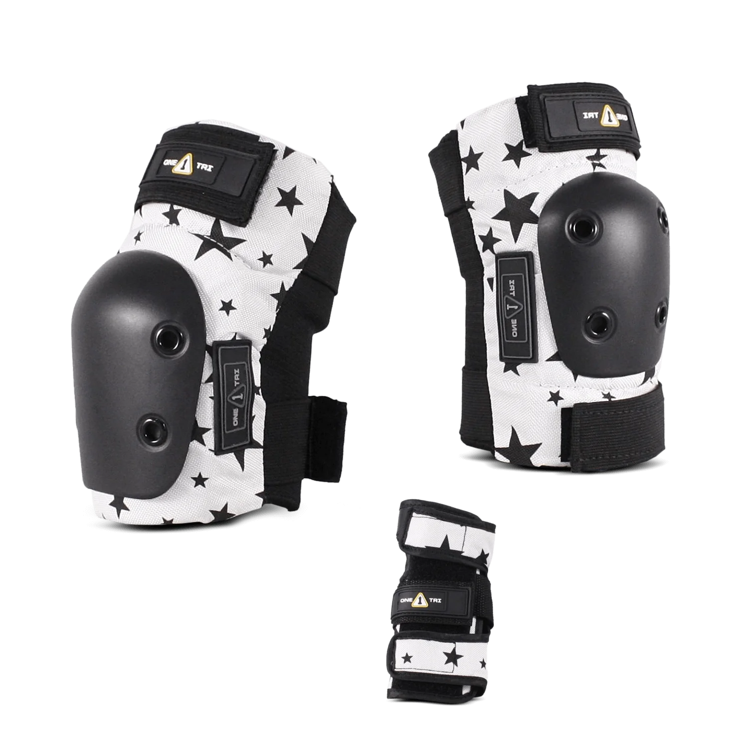 1 Tri Jr. Pad 3 Pack Set Wrist Elbow Knee Pads Youth Size - People Skate and Snowboard