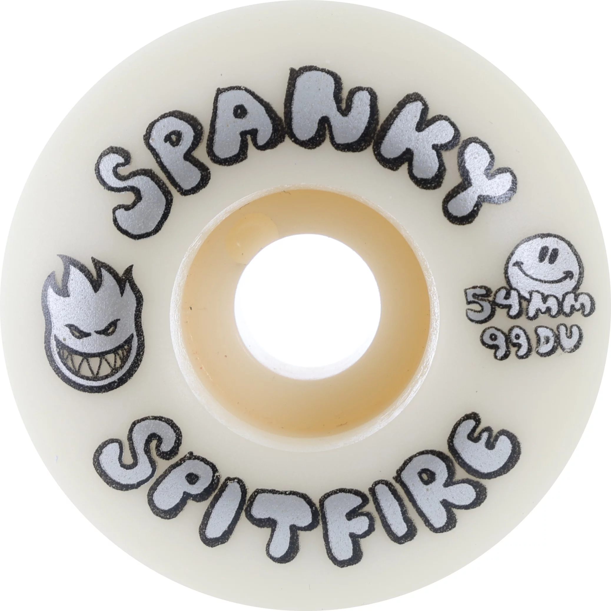 Spitfire Formula Four Spanky Happy Classic 54mm 99d Skateboard Wheels - People Skate and Snowboard