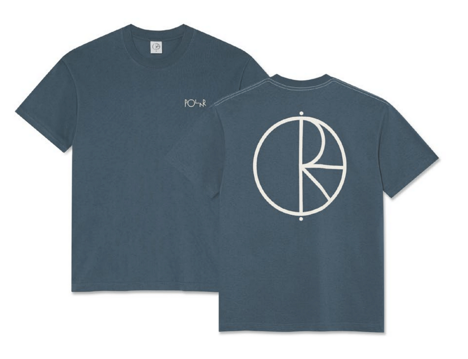 Polar Skate Co Stroke Logo Contrast Tee - People Skate and Snowboard