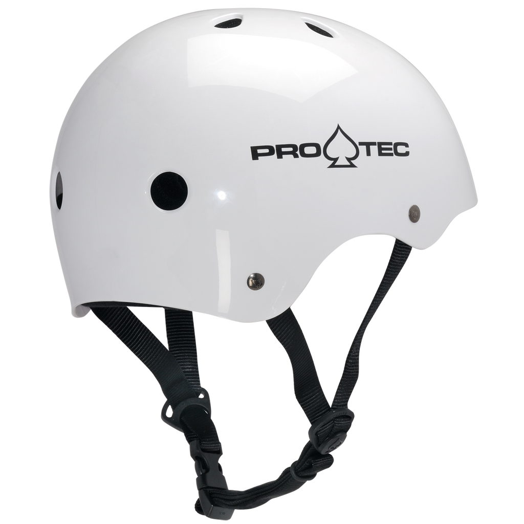 Pro Tec Classic Helmet Gloss White - People Skate and Snowboard