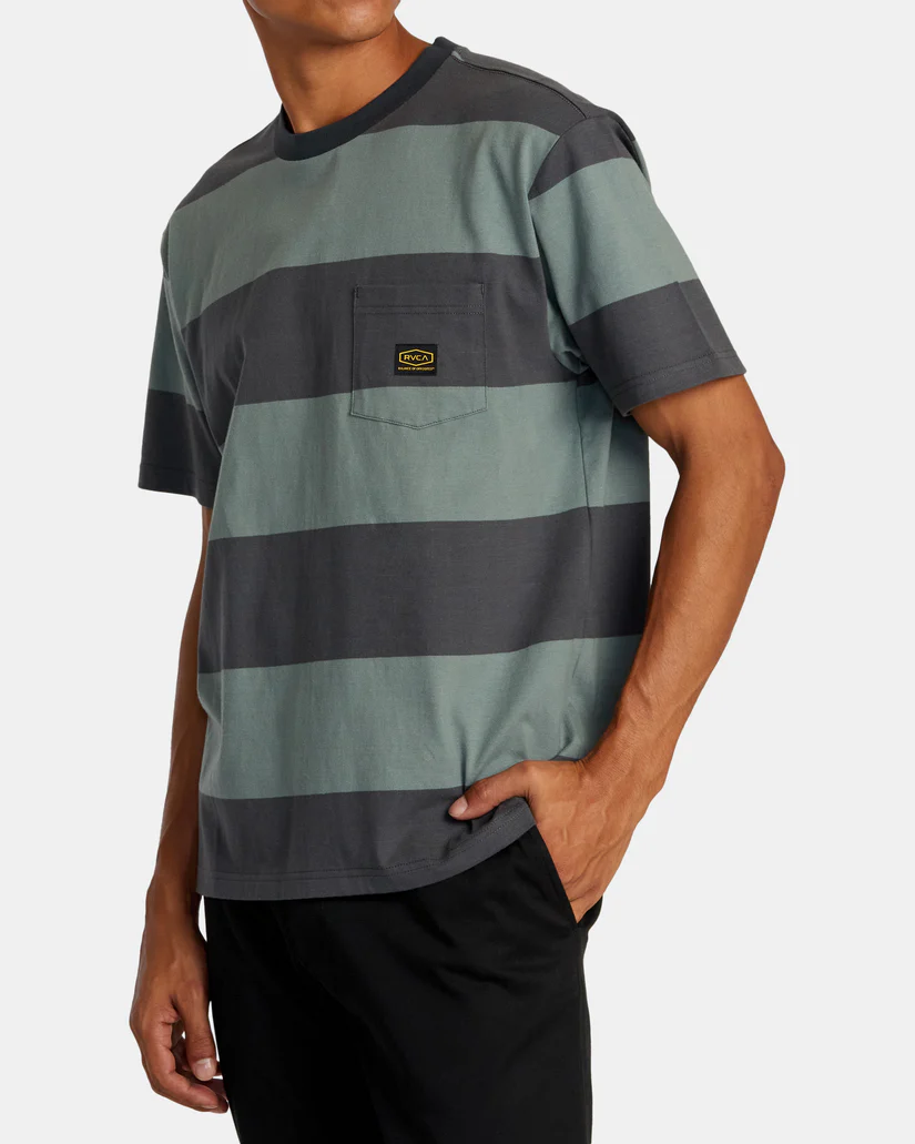 RVCA Dayshift Stripe Tee - People Skate and Snowboard