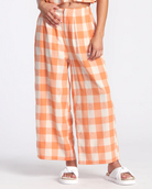 RVCA Womens Callum Printed Wide Leg Pant - People Skate and Snowboard