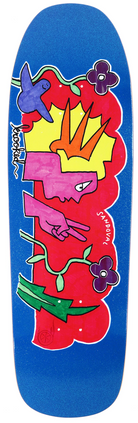 Krooked Sandoval Peace Sign Shaped Deck 9.81" - People Skate and Snowboard