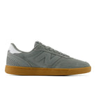 New Balance Numeric 440 V2 skate shoes in grey with gum sole, medial side view