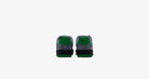 Nike SB 'Nocturnal' Air Force 1 Low SE sneakers in cool grey and court green, heel view