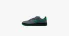 Nike SB 'Nocturnal' Air Force 1 Low SE men's shoes in Cool Grey and Court Green, lateral side view