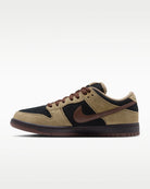 Nike SB Dunk Low Pro Filbert Black men's shoes, lateral side view