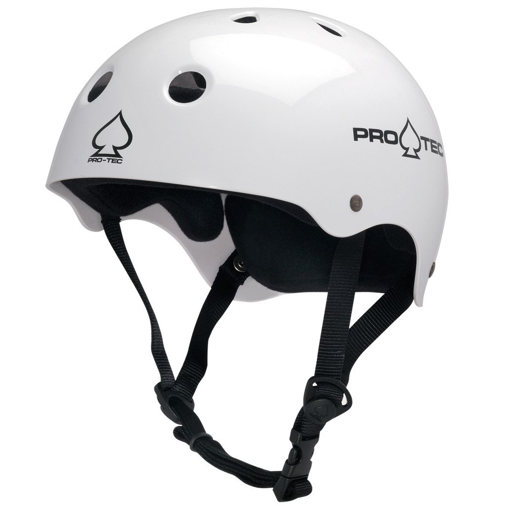 Pro Tec Classic Helmet Gloss White - People Skate and Snowboard