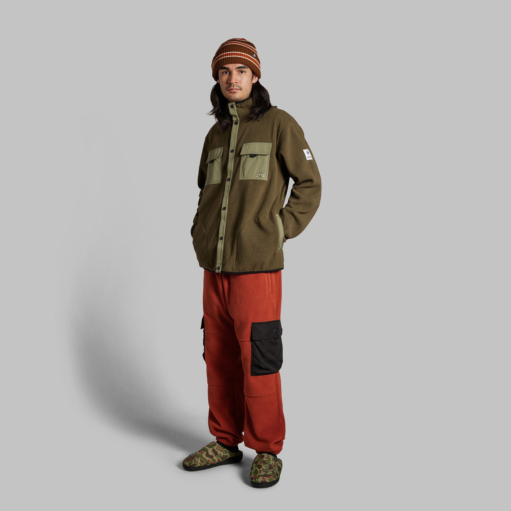 Autumn Scout Fleece size large - People Skate and Snowboard