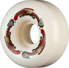 Powell Dragon Formula Skateboard Wheels Red V5 Shape Sidecuts 93a 52mm x 30mm - People Skate and Snowboard