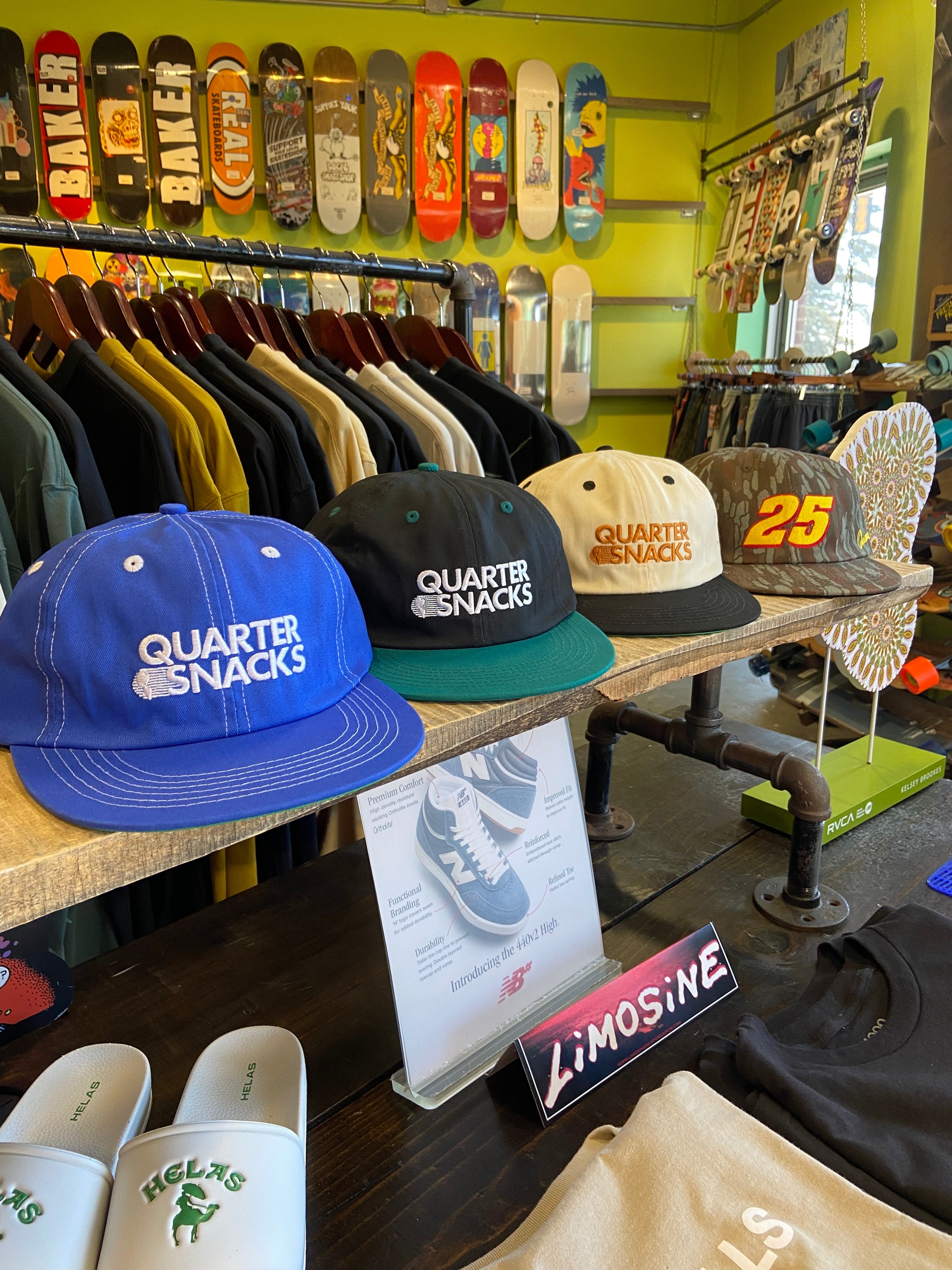 Quartersnacks Journalist Snapback Hat - People Skate and Snowboard
