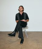 Former Marilyn Knit Short Sleeve Button Up Shirt - People Skate and Snowboard