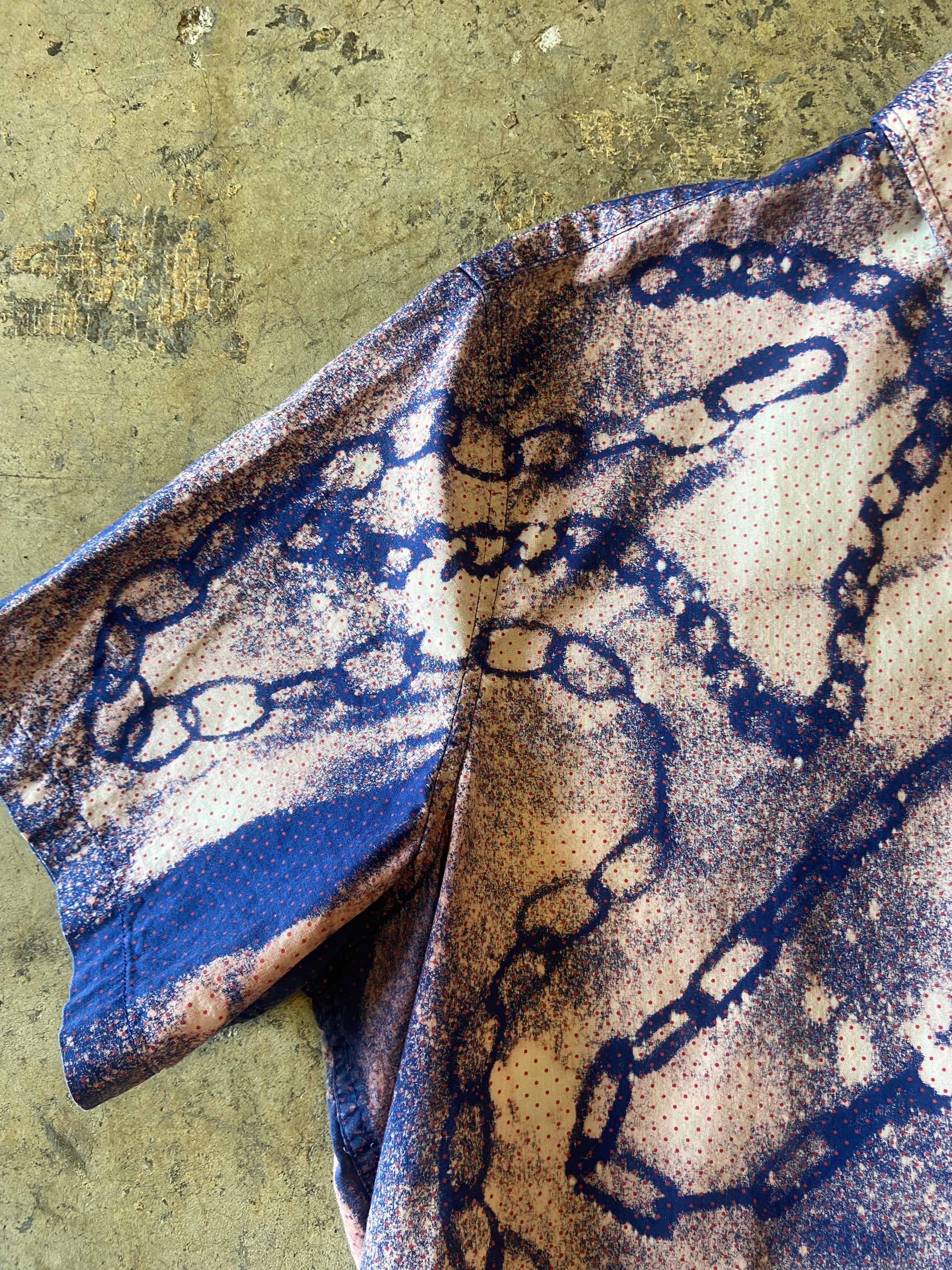 Altered Mood Scales Short Sleeve Button Up Xlarge - People Skate and Snowboard