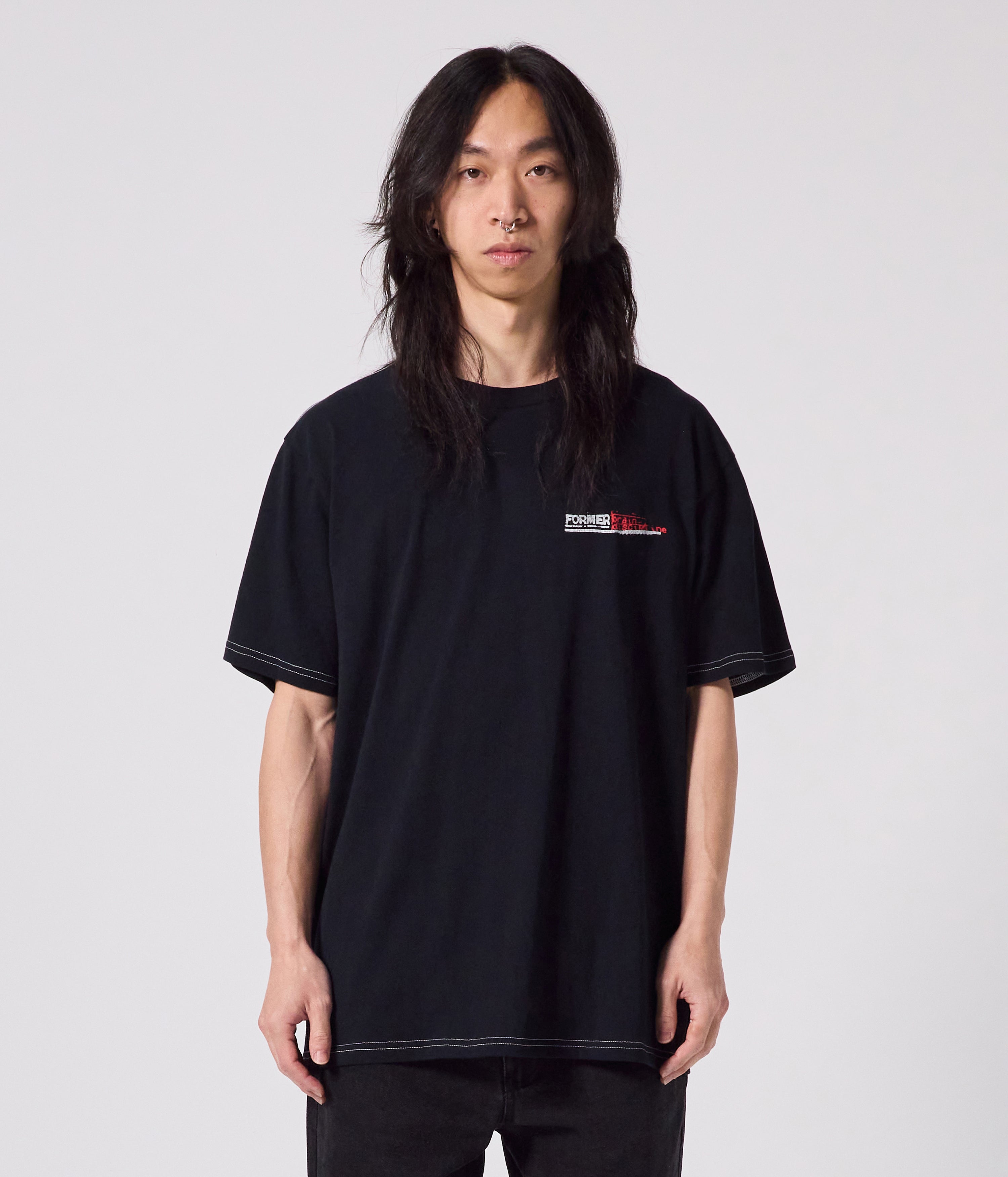 Former Discipline Oversized Tee size Large - People Skate and Snowboard