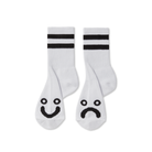 Polar Skate Co. Happy Sad Rib Socks - People Skate and Snowboard